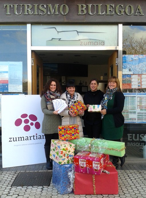 Merkataritza sustatzeko bonoak, salgai Turismo bulegoan