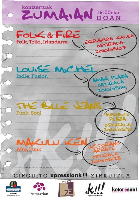 Ostiralero kontzertuak Zumartianen eskutik