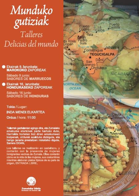 Sukaldaritza ikastaroa eta hitzaldia 