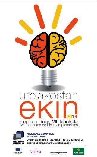 Urola Kostako Udal Elkarteak UROLA KOSTAN EKIN enpresa ideien lehiaketaren VII. edizioa antolatu du