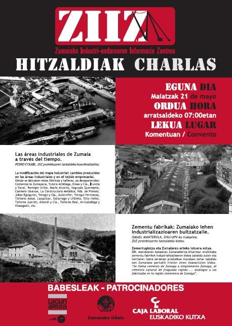 Zumaiako industri ondareari buruzko hitzaldia eskainiko dute gaur arratsaldean Komentuan